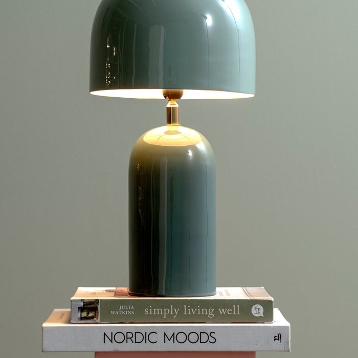 Leitmotiv - Tafellamp Rico - Jeans blue & misty blue