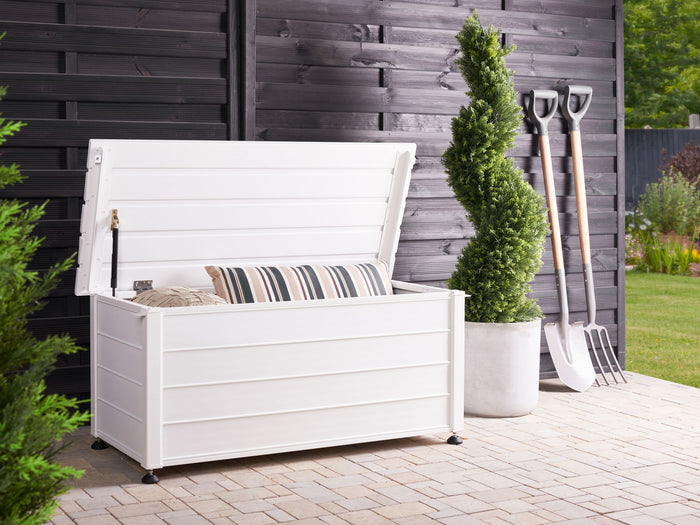 Beliani - CAMPALTO - Kussenbox - Wit - 113 x 50 cm - Aluminium