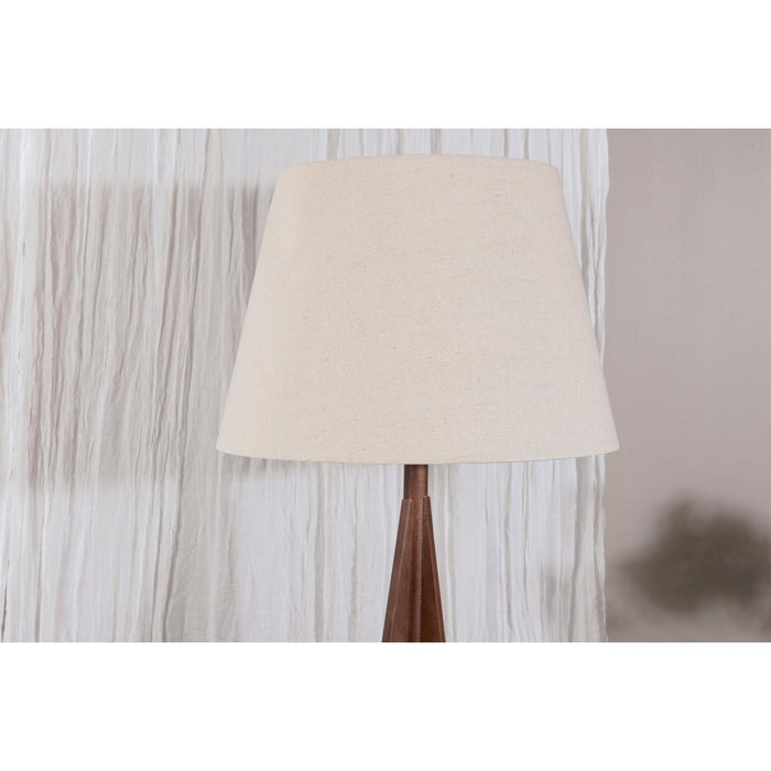 Svea - Nala vloerlamp - 160 cm - linnen - espresso