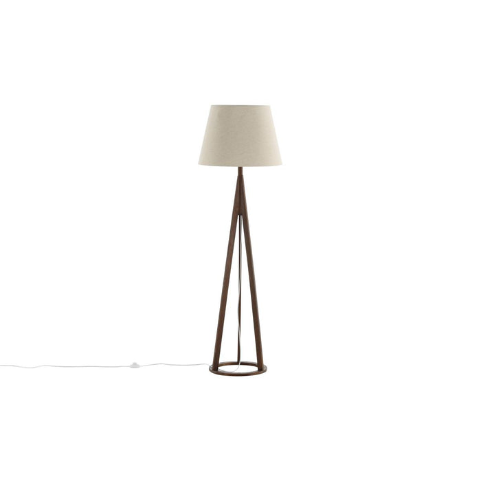 Svea - Nala vloerlamp - 160 cm - linnen - espresso