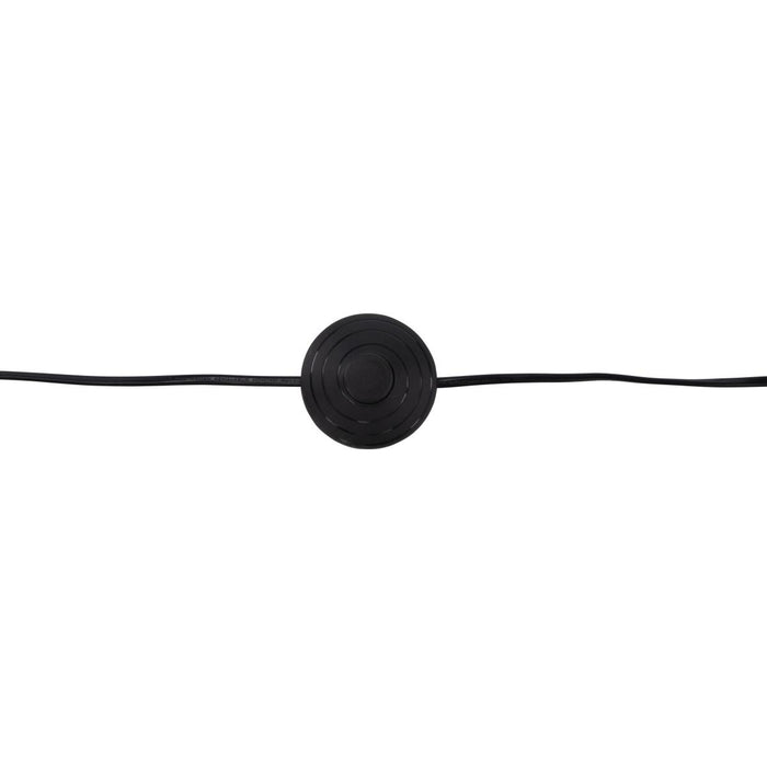 Svea - Nala vloerlamp - 160 cm - linnen - zwart
