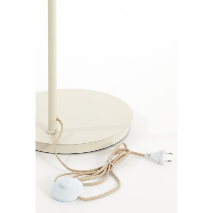 Light & Living Vloerlamp Baylie - Mat crème - 43x30x165cm