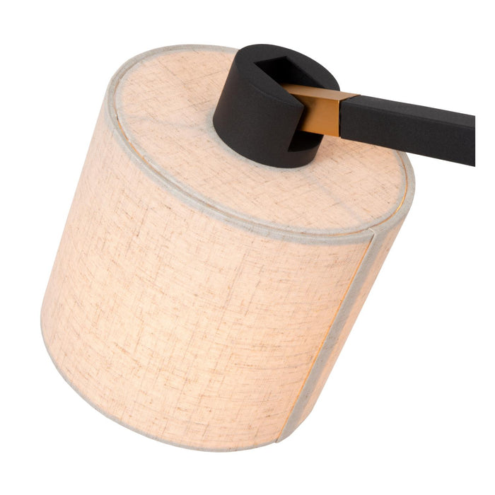 Lucide LESLEY Vloerlamp - Zwart