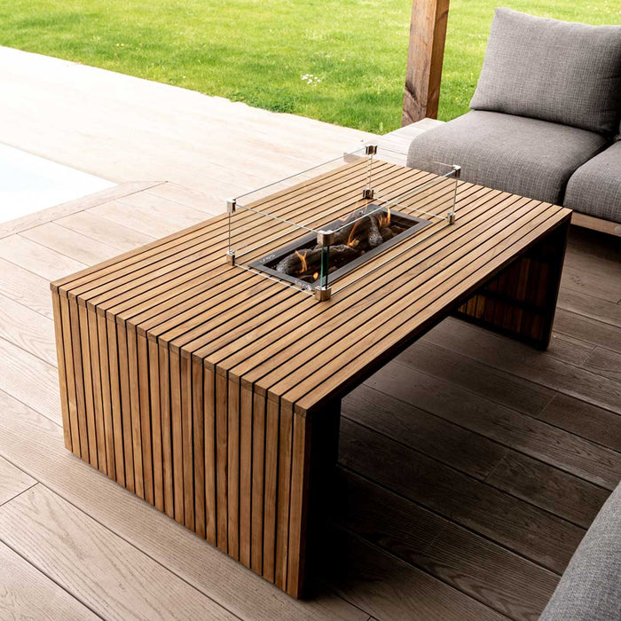 Cosibridge 140 vuurtafel - teak