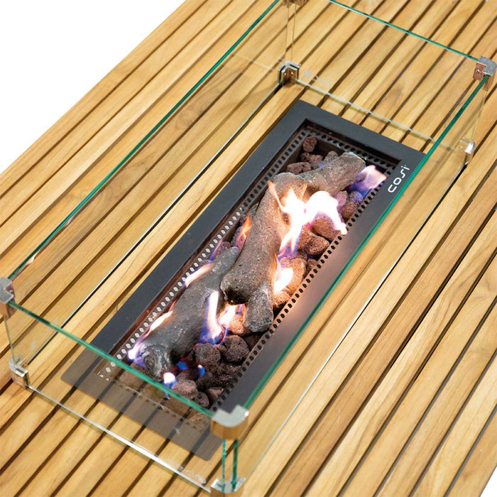 Cosibridge 140 vuurtafel - teak