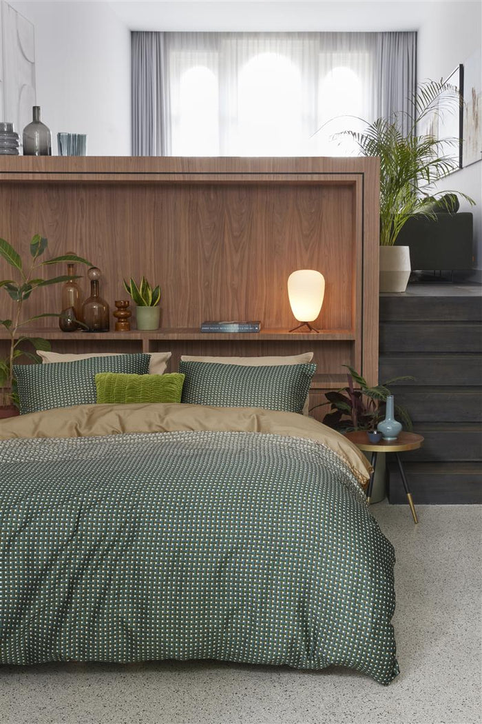 Beddinghouse Alvaro  dekbedovertrek - 200x200|220 - Groen