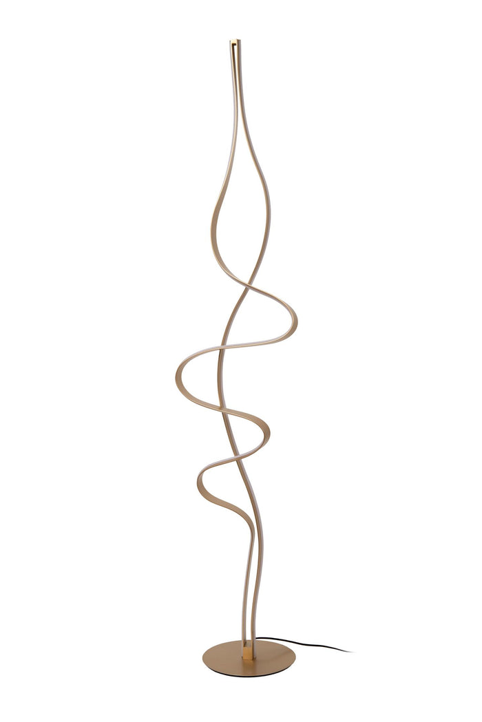 Lucide Premium LAMBADA Vloerlamp - Mat Goud | Messing