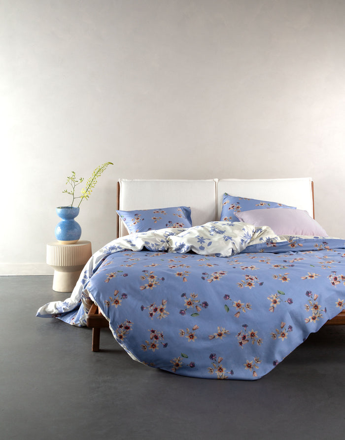 Essenza Fiora Dekbedovertrek 140 x 200|220 cm - Lavender Blue