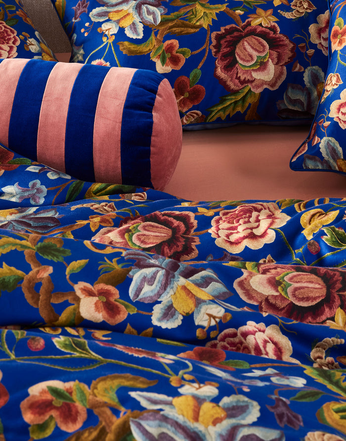 Essenza Roselina Dekbedovertrek 260 x 220|220 cm - Ultra Marine Blue