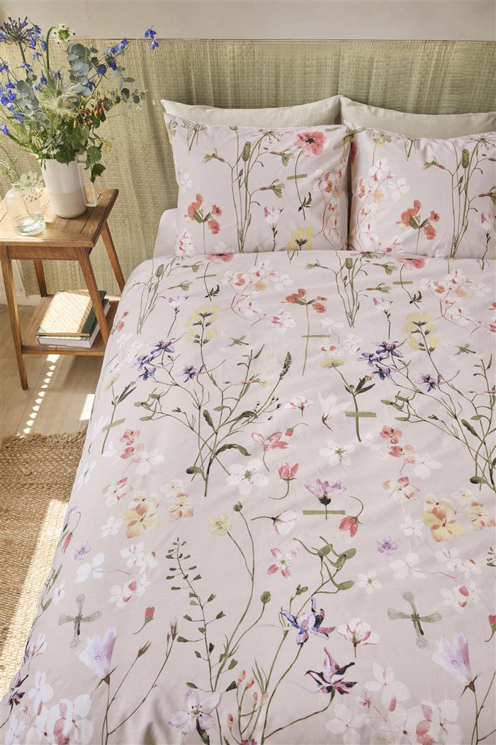 Ariadne at Home Flowerlove  dekbedovertrek - 200x200|220 - Zand