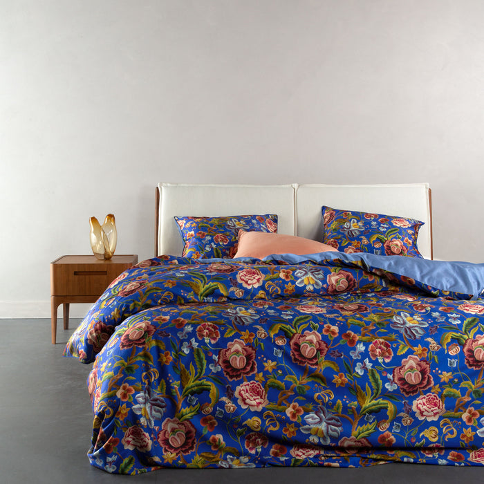Essenza Roselina Dekbedovertrek 200 x 200|220 cm - Ultra Marine Blue