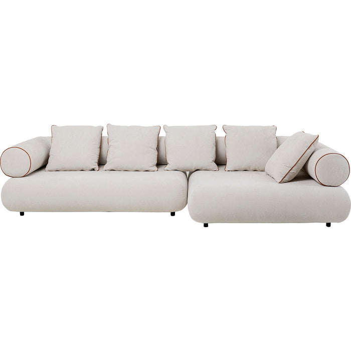 Hoekbank Splendido creme rechts Kare Design