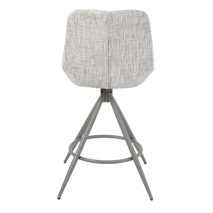 DÉJA Living - Barkruk Beige Draaibaar - Zithoogte 67cm - Senna - Set van 2