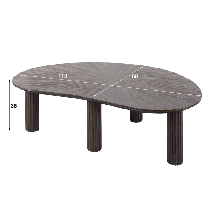 Giga Meubel - Salontafel - 110cm - Organisch - Teakhout - Maya