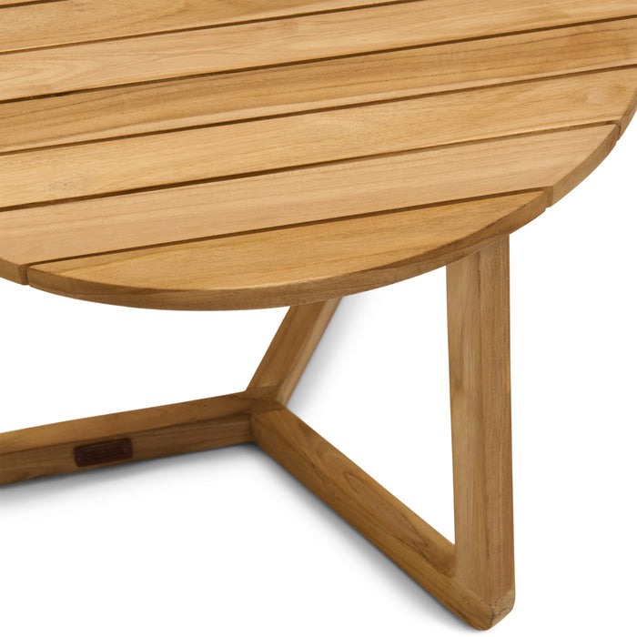 Riviera Maison Bijzettafel buiten  - Lovina Dia 60 - Bruin