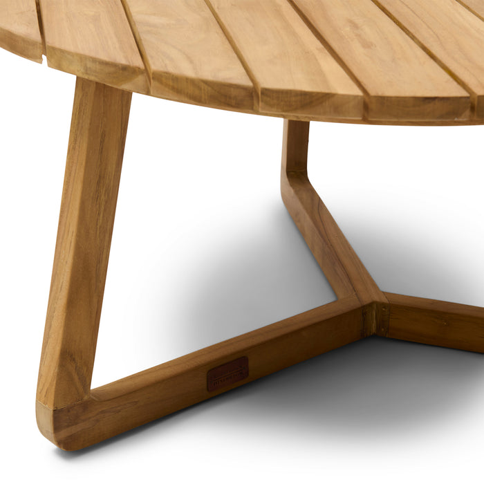 Riviera Maison Bijzettafel buiten  - Lovina Dia 80 - Bruin