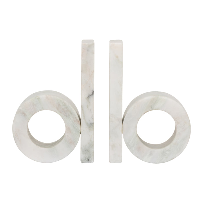 Urban Nature Culture Boekensteun Orlin - Set van 2 - Groen