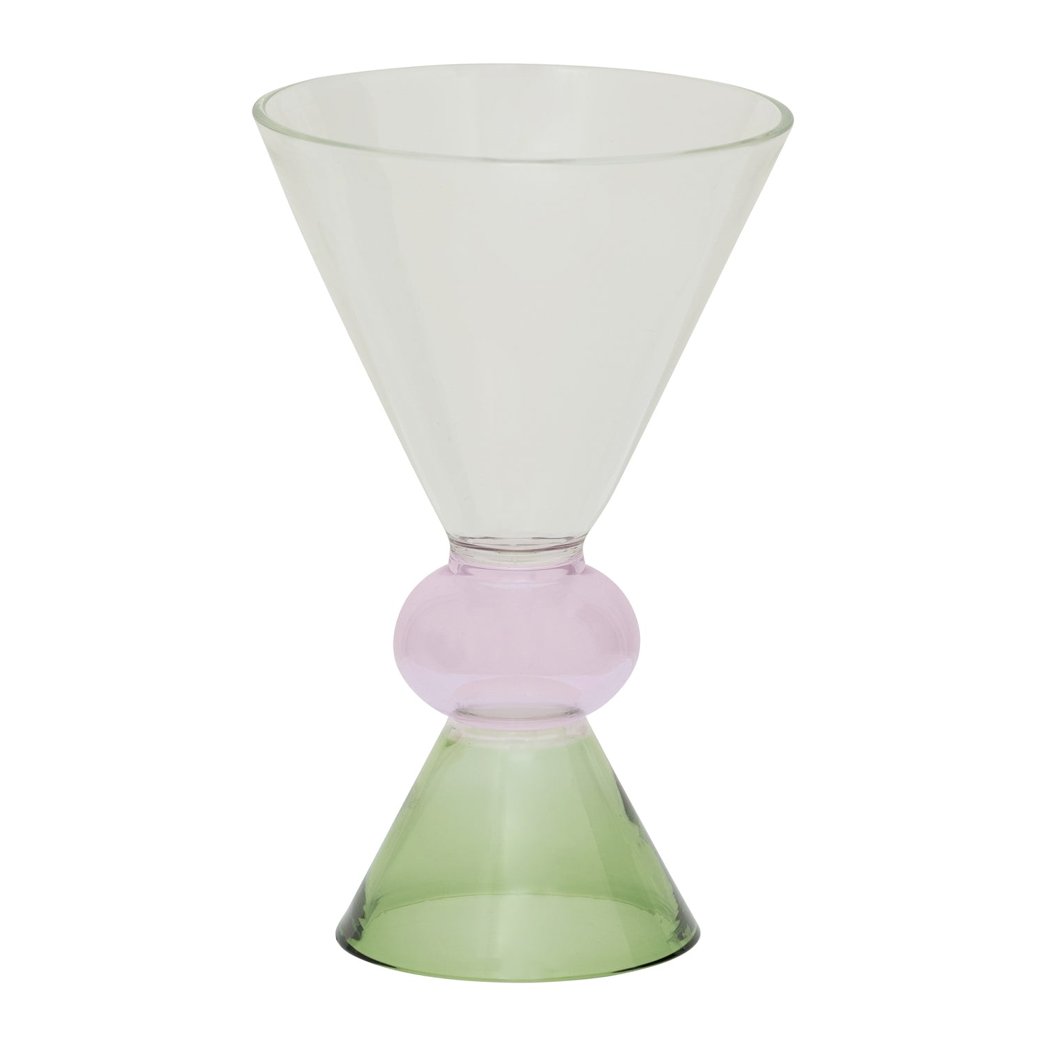 Urban Nature Culture Wijnglas Ayo - Transparant/Pale Green - 2st.