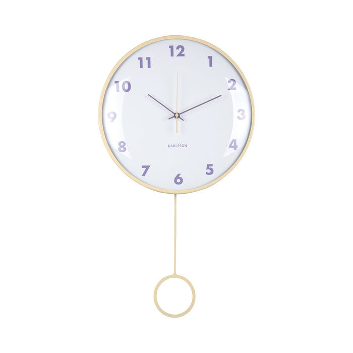 Karlsson - Wall Clock Cheeky Dome Pendulum