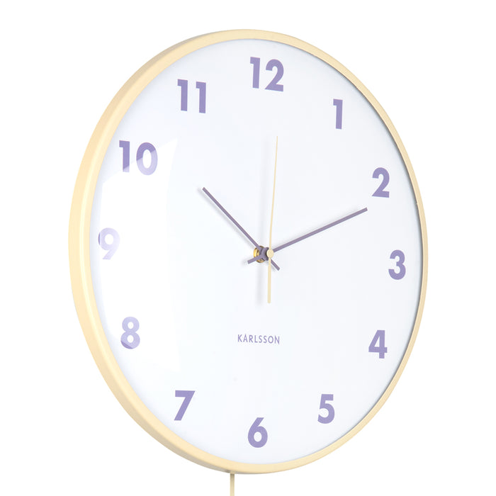 Karlsson - Wall Clock Cheeky Dome Pendulum