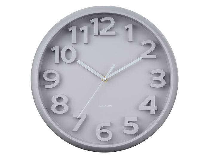 Karlsson - Wall Clock Elevated Classic Numbers