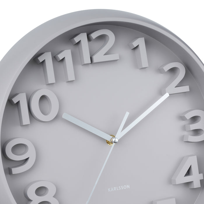 Karlsson - Wall Clock Elevated Classic Numbers