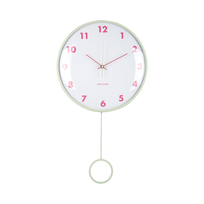 Karlsson - Wall Clock Cheeky Dome Pendulum
