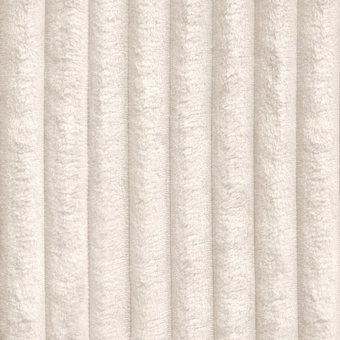 4-zits ribfluwelen bank XXL crème 220cm