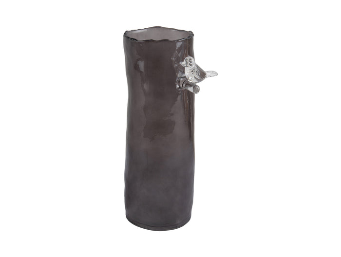 present time - Vase Bird On Branch Large