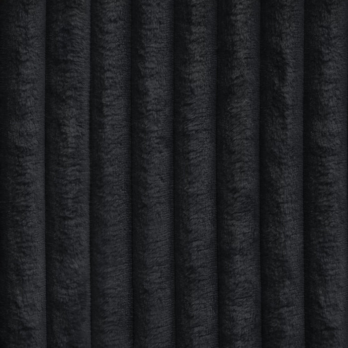 4-zits corduroy bank XXL zwart 220cm