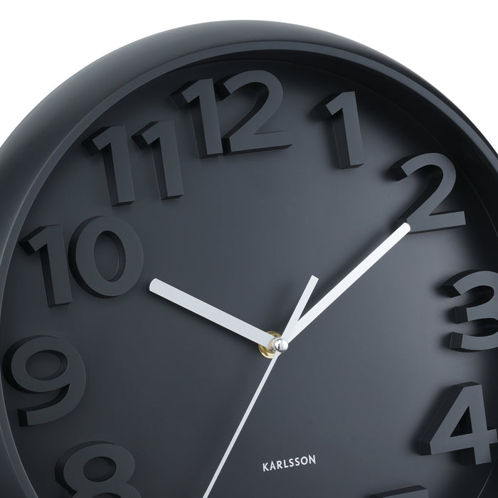 Karlsson - Wall Clock Elevated Classic Numbers