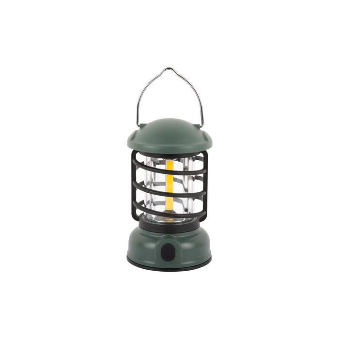 Leitmotiv Tafellamp Camping Lantern Led - Jungle groen - 8.5x8.5x15cm