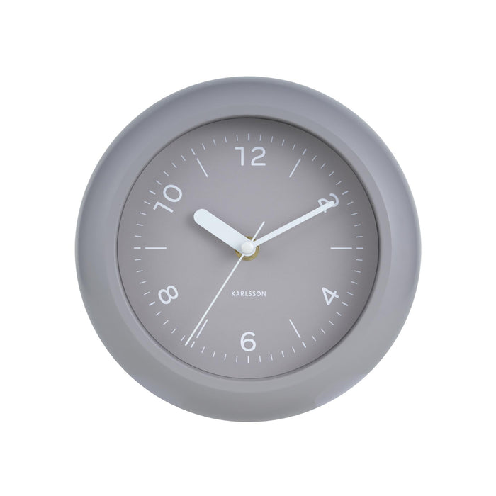 Karlsson Wandklok Slope - Warmgrijs - Ø20cm