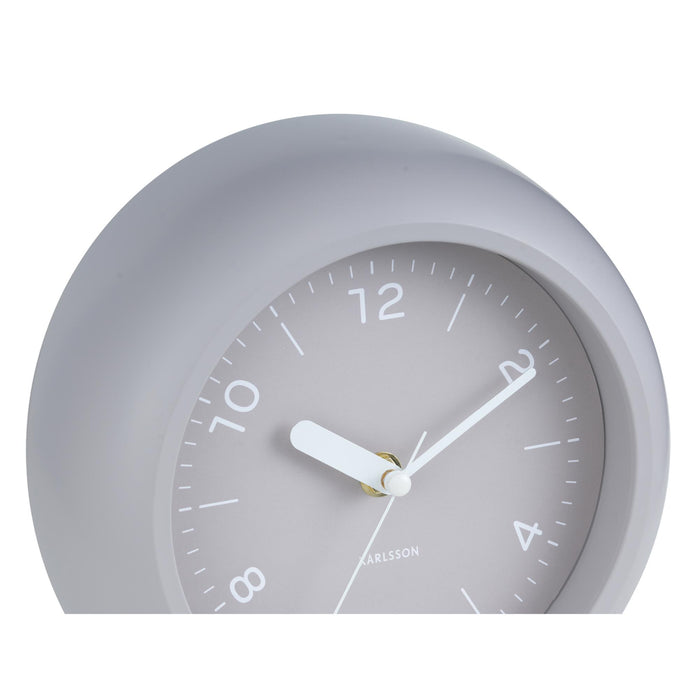 Karlsson Wandklok Slope - Warmgrijs - Ø20cm
