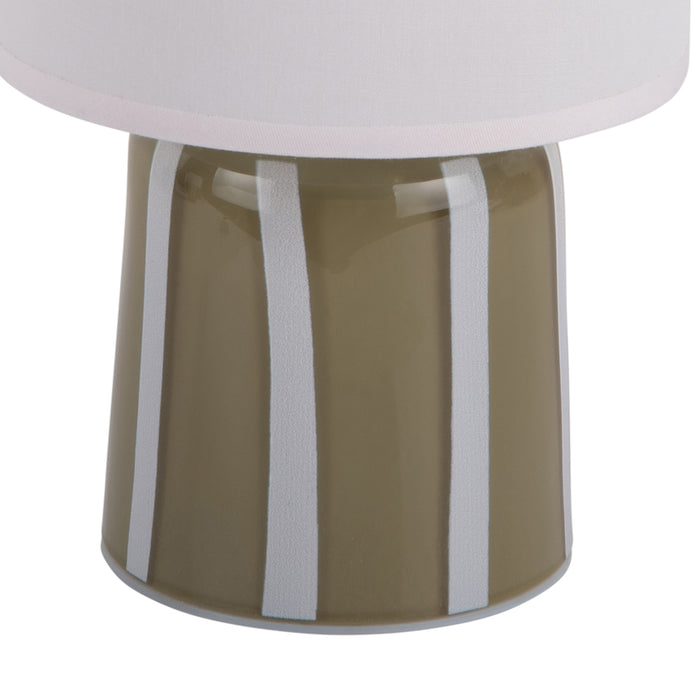 Leitmotiv Tafellamp Verano - Theegroen - 13.5x13.5x20cm