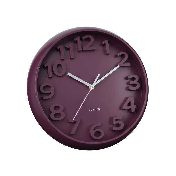Karlsson - Wall Clock Elevated Classic Numbers