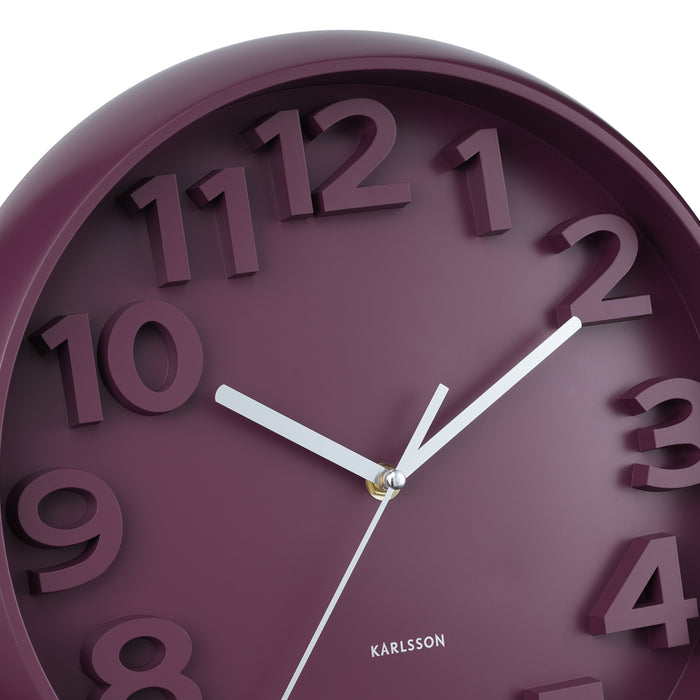 Karlsson - Wall Clock Elevated Classic Numbers
