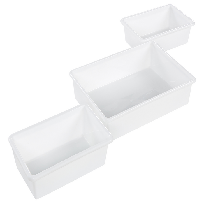 Beliani - COLLIE - Kast met 9 dozen - Grijs|Wit - MDF