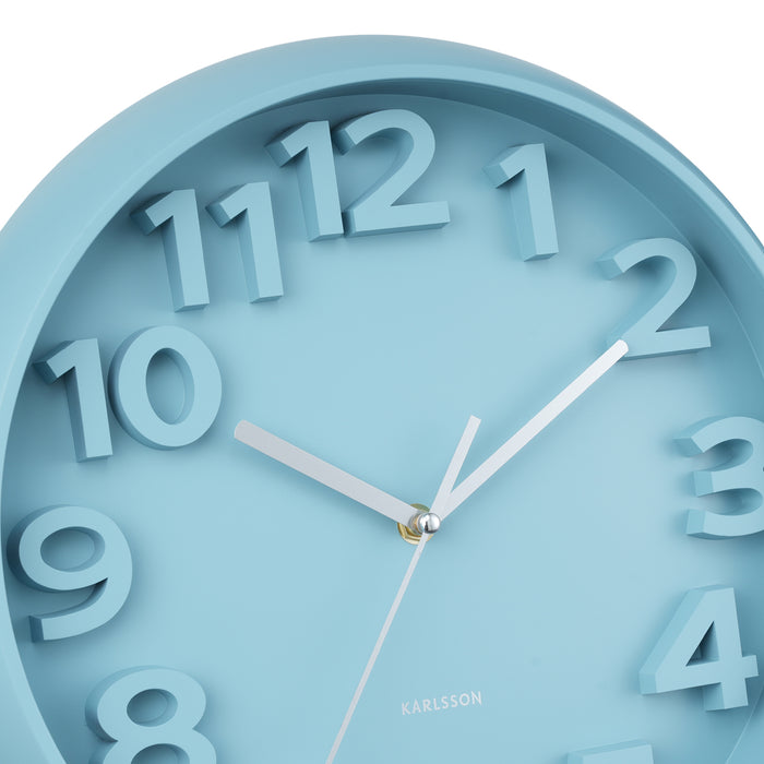 Karlsson - Wall Clock Elevated Classic Numbers