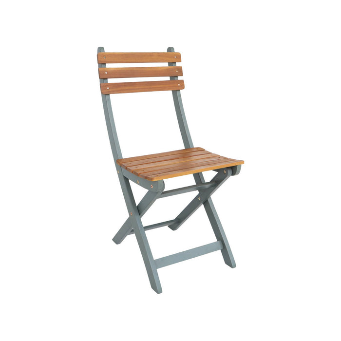 sweeek - Vouwbare acacia tuinstoel (Set van 4)