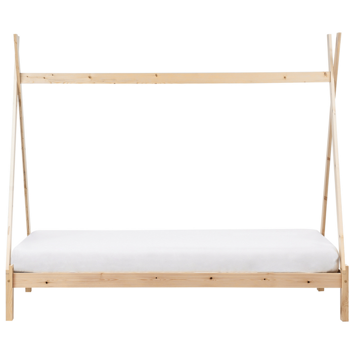 Beliani - DEVAY - Kinderbed - Lichtbruin - 90 x 200 cm - Grenenhout