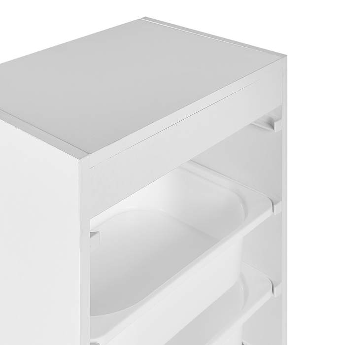 Beliani - TOBIN - Kast met 4 lades - Wit - Vezelplaat