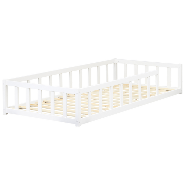 Beliani - MEYMAC - Kinderbed - Wit - 90 x 200 cm - Dennenhout