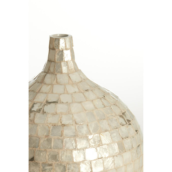 Light & Living Vaas Elorza - Crème - Ø28cm