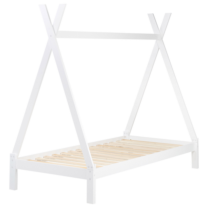 Beliani - DEVAY - Kinderbed - Wit - 90 x 200 cm - Grenenhout