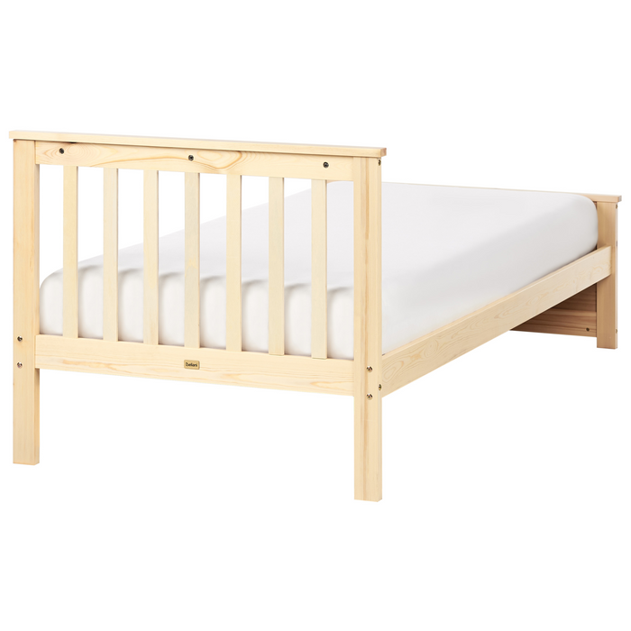 Beliani-OLENDON-Eenpersoonsbed-Lichtbruin-90 x 200 cm-Dennenhout
