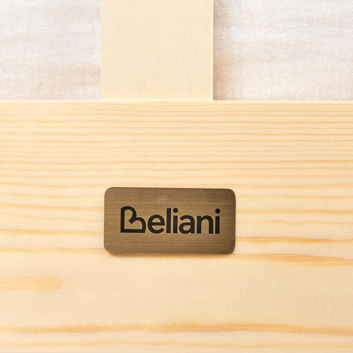 Beliani-OLENDON-Eenpersoonsbed-Lichtbruin-90 x 200 cm-Dennenhout