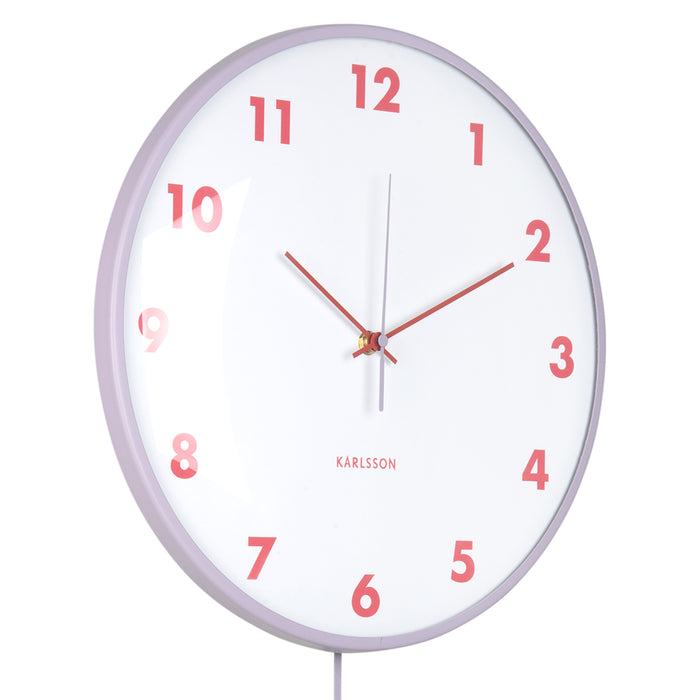 Karlsson - Wall Clock Cheeky Dome Pendulum