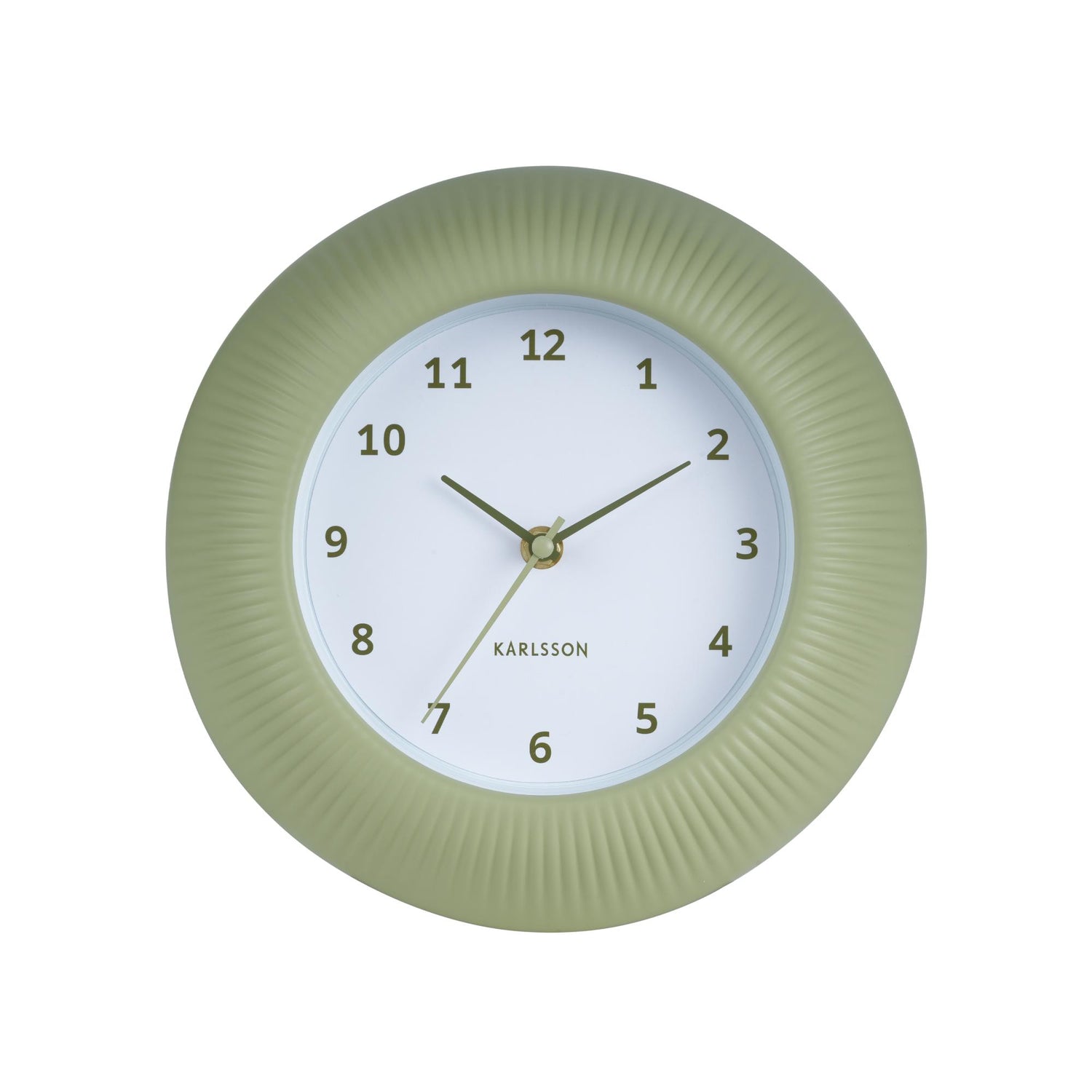 Karlsson Wandklok Tender Rib - Theegroen - Ø25cm