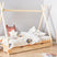 Beliani - DEVAY - Kinderbed - Lichtbruin - 90 x 200 cm - Dennenhout
